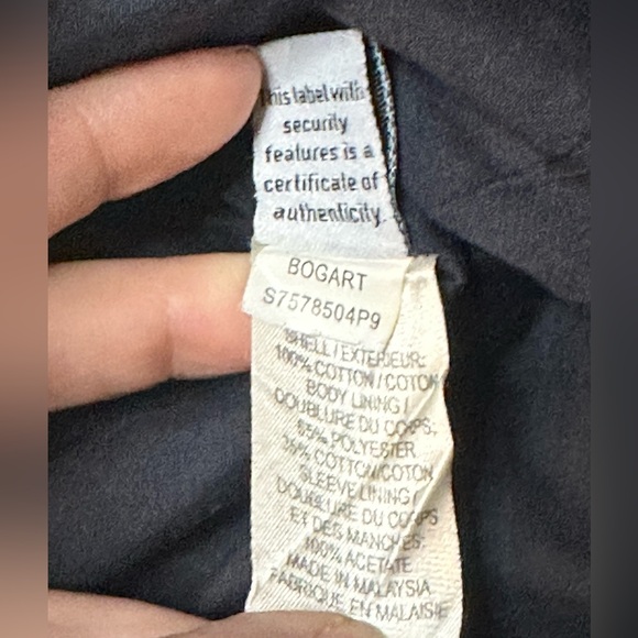 DIANE VON FURSTENBERG BOGART TRENCH COAT DOUBLE BREASTED %100 COTTON Size 6 - Picture 8 of 10